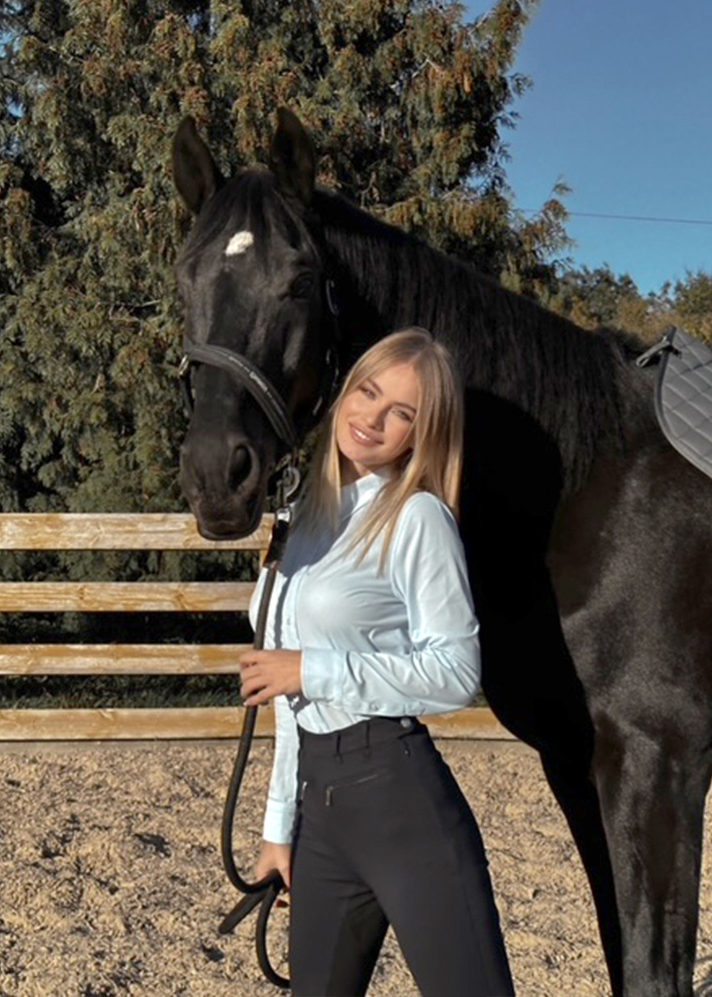 Bianca-Reithose mit Vollbesatz