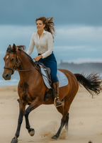 Bianca-Reithose mit Vollbesatz