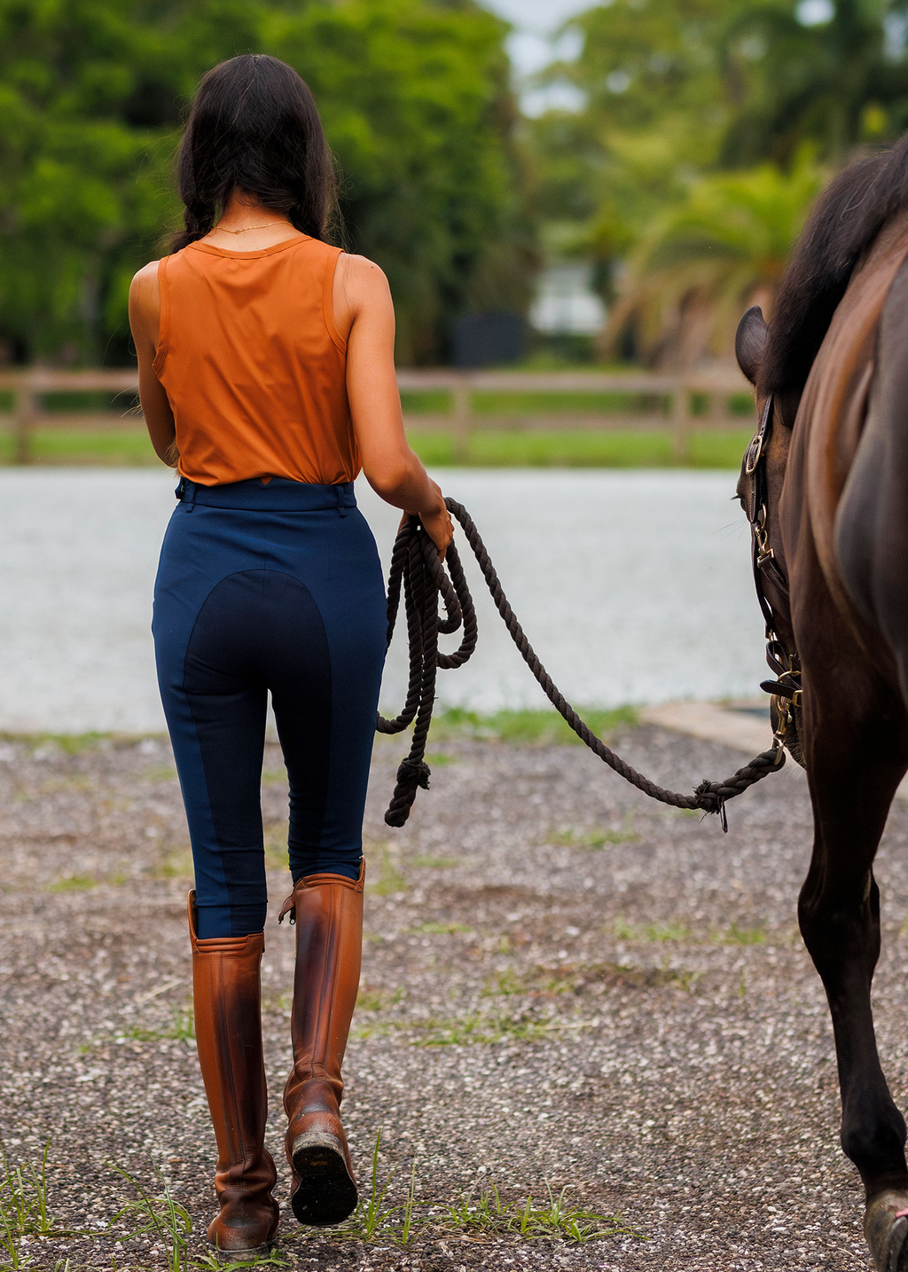 Bianca-Reithose mit Vollbesatz