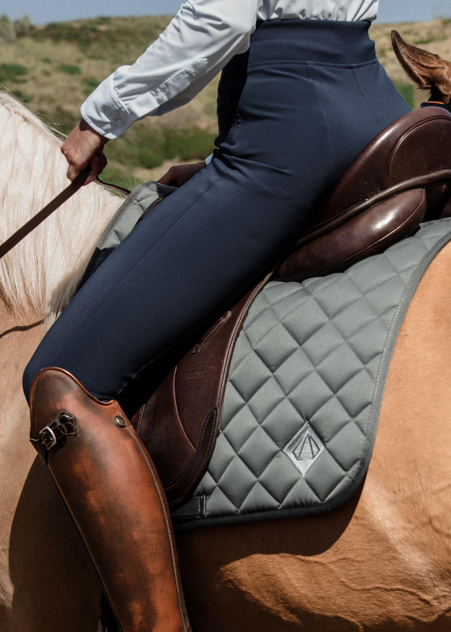 Kate-Reithose mit Kniebesatz